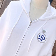 Load image into Gallery viewer, Bride Getting Ready Zip Up Hoodie