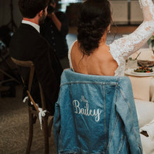 Load image into Gallery viewer, Bride Denim Jacket