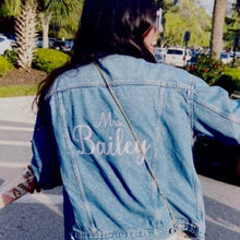 Load image into Gallery viewer, Bride Denim Jacket