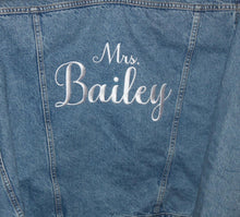 Load image into Gallery viewer, Bride Denim Jacket