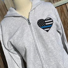 Load image into Gallery viewer, Police Officer Gift - Thin Blue Heart