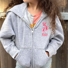 Load image into Gallery viewer, Ballerina Zip Up Sweater
