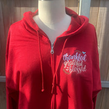 Load image into Gallery viewer, Thankful, Grateful, Blessed Hoodie