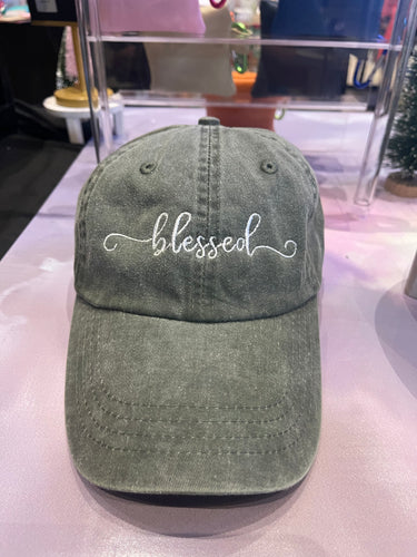 Blessed Embroidered Hat