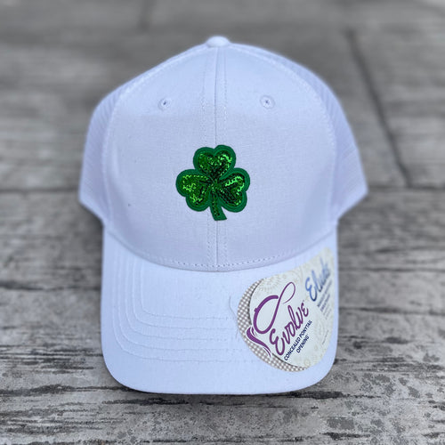 White Sequin Clover