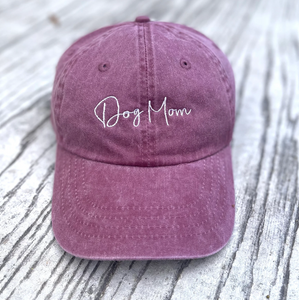 Embroidered Dog Mom Hat
