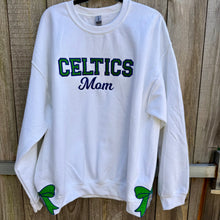 Load image into Gallery viewer, Custom School Spirit Embroidered Sweatshirt with Glitter Applique