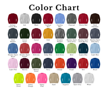 Load image into Gallery viewer, Custom School Spirit Embroidered Sweatshirt with Glitter Applique