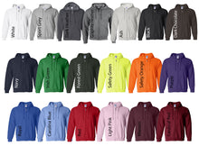Load image into Gallery viewer, Monogrammed full zip up hoodie Sweatshirt