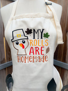 Thanksgiving Aprons - Embroidered Gifts