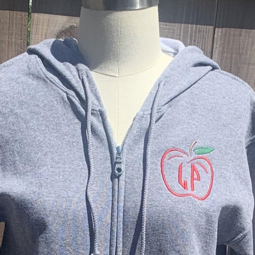 Teacher Appreciation Gift - Embroidered Monogram Hoodie