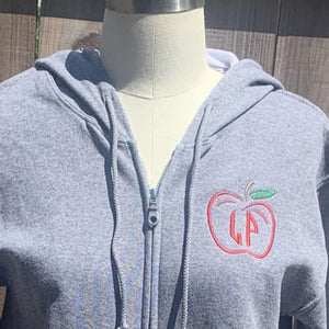 Teacher Appreciation Gift - Embroidered Monogram Hoodie