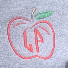Load image into Gallery viewer, Teacher Appreciation Gift - Embroidered Monogram Hoodie